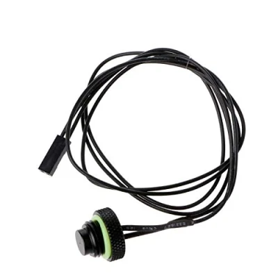 Afbeelding van LTronics Waterkoeling Temperatuursensor Stop Fitting, 10K, G1/4&quot; Zwart