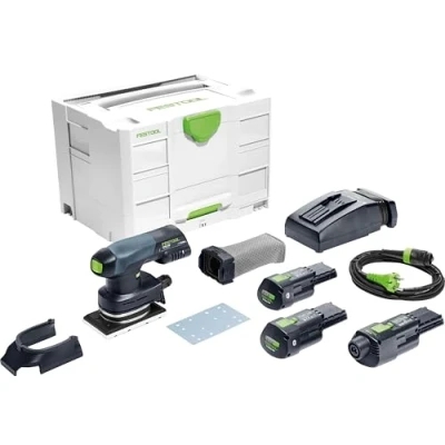 Afbeelding van Festool RTSC 400 Li 3,0 I Set accu vlakschuurmachine 18V Incl. 2 x 3.0 + snellader 577681
