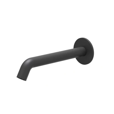 Afbeelding van IVY baduitloop inkortbaar Mat Zwart PVD Minimalistisch design Tijdloze uitstraling