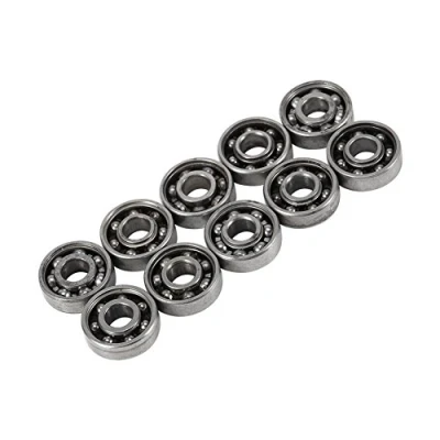 Afbeelding van Akozon miniatuurkogellagers, staal, 608, 10 stuks, voor vingertopspeelgoed, 8 x 22 7 mm