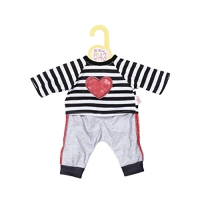 Afbeelding van Dolly Moda Gestreept Joggingpak Poppenkleding 43cm