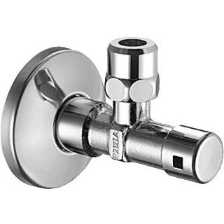 Afbeelding van Schell hoekregelkraan met rozet/gesl.kap 1/2&quot; zd x 10 mm chroom