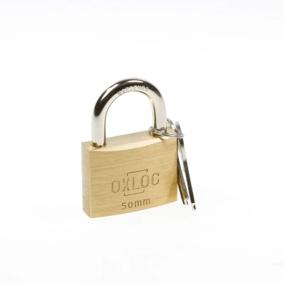 Afbeelding van oxloc Hangslot messing 50MM