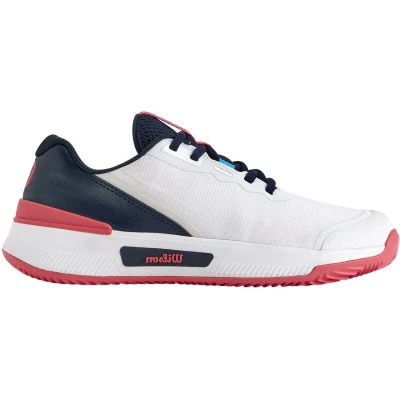 Afbeelding van Wilson Intrigue PRO Tennisschoenen voor kleibanen, Dames, Maat: 40.5, Wh navy Mesh