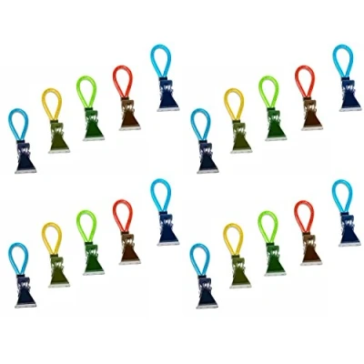 Afbeelding van All around24 20 x hangers voor handdoeken, handdoekclips, haken, lussen, set, clips, pannenlappen, theedoeken, clips (20 stuks)