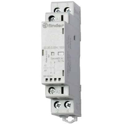 Afbeelding van Finder 22.32.0.230.1320 Contactor 2x NO 230 V/DC, V/AC 25 A 1 stuk(s)
