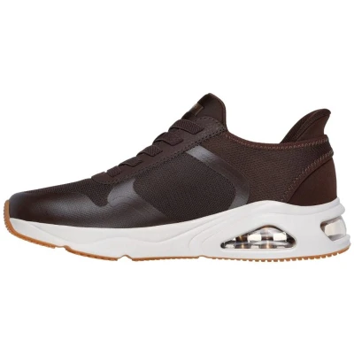 Afbeelding van Skechers Tres Air Uno Sneakers bruin Textiel Maat 39