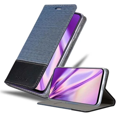 Afbeelding van Cadorabo Hoesje geschikt voor Honor 9X PRO in DONKERBLAUW ZWART Beschermhoes met magnetische sluiting, standfunctie en kaartvakje Book Case Cover Etui