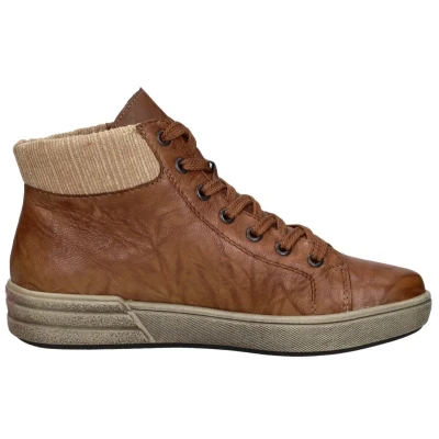 Afbeelding van Rieker Veterboot X0709 22 Bruin Warm Gevoerd