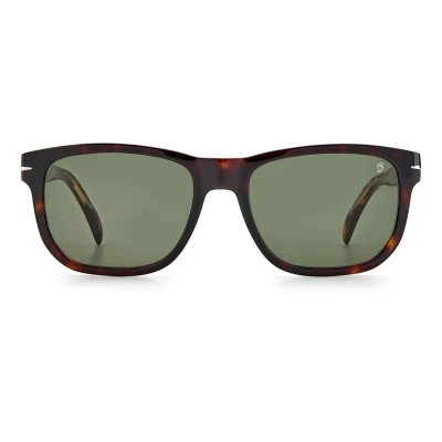 Afbeelding van DAVID BECKHAM Uomo DB 1045/S 086/QT Occhiali da sole Acetato Havana Verde Squadrata