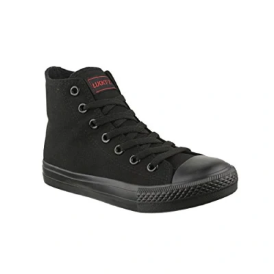 Afbeelding van Elara Unisex Sportschoenen Hoge Top Sneaker Chunkyrayan 014 A All Black 47