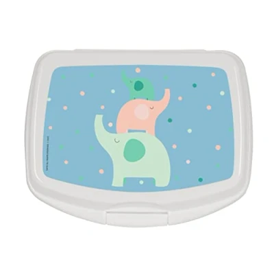 Afbeelding van Safta Rechthoekige sandwichtoaster, aktetas, kwaliteit en maximale weerstand, levensmiddelhouder, speeltijd, 17 x 14 6 cm, pastelmintgroen, Mintgroen Pastel, Standaard, Casual
