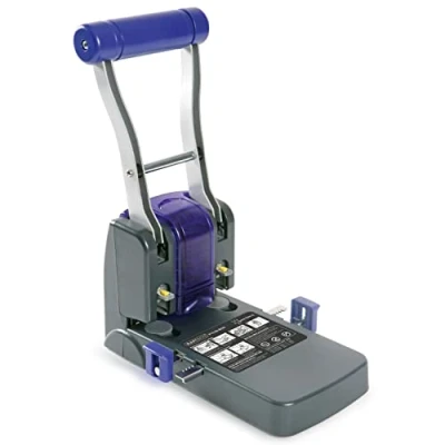 Afbeelding van Rapesco 0247 Germ Savvy Antibacterieel, ECO P1100 Heavy Duty Punch, Capaciteit 100 vel, Grijs