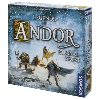 Afbeelding van Thames &amp; Kosmos Legends of Andor: Eternal Frost, Strategiespel, coöperatieve bordspellen voor spelavond, familiespellen volwassenen en kinderen, 2 tot 4 spelers, leeftijd 10+