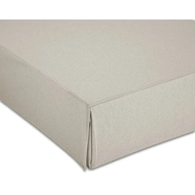 Afbeelding van Martina Home Canada overtrek voor boxspringbed, polyester, ivoor, 150 cm brede bedden
