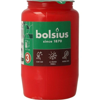 Afbeelding van Bolsius Graflicht Rood Multi verpakking 20x1ST