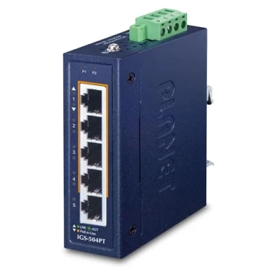 Afbeelding van PLANET IGS 504PT Netwerk Switch PoE+ Unmanaged