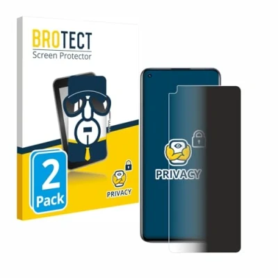Afbeelding van BROTECT privacy screenprotector voor realme GT Neo 2 Folie Beschermfolie Blauwlichtfilter (2 Stuks)