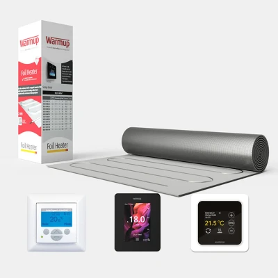 Afbeelding van Warmup 4m² Verwarmingsfolie oa laminaat, PVC 15jr Garantie elektrische vloerverwarming