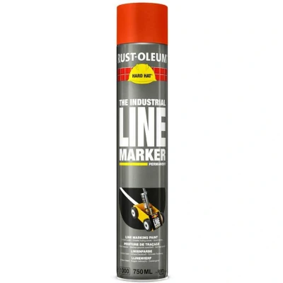 Afbeelding van rust oleum hard hat lijnenspuitbus ral 3020 rood 750 ml