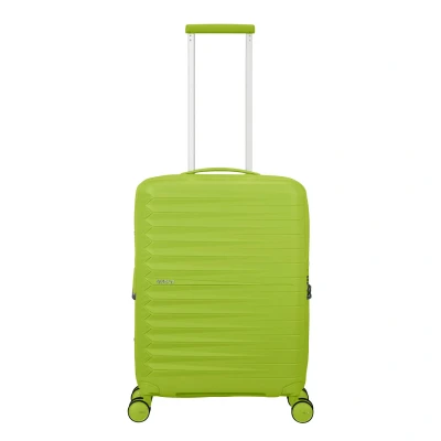 Afbeelding van American Tourister Fastforward Spinner 55 Expandable Neon Lime Handbagage Koffer