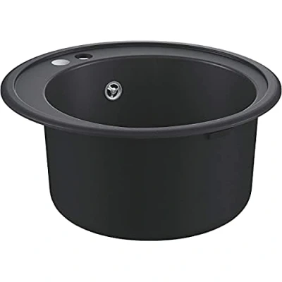 Afbeelding van Grohe rechthoekige enkele spoelbak bladmontage opbouw afvoerplug vuilafstotend waste hxbxd 205x860x500mm 31640ap0