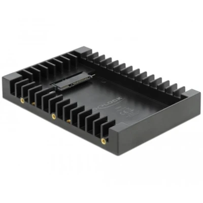 Afbeelding van Delock 3,5″ montageframe voor 2,5″ SATA schijf zwart