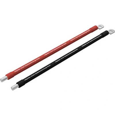 Afbeelding van Offgridtec 1 m batterijkabel, 16 mm², M8, terminal voor schroefklemaansluiting, olie , koude en uv bestendig, vlamvertragend, apparaten met M8 hoge belastbaarheid,