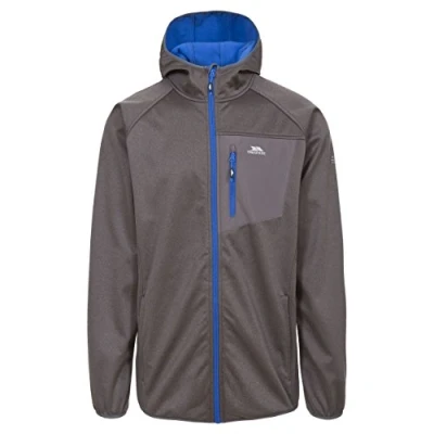 Afbeelding van Trespass Heren Dayton Softshell jasje (Koolstofmarmer) Maat 2XS