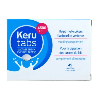 Afbeelding van Kerutabs Lactase Enzym Tabletten 45TB