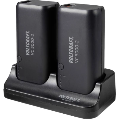 Afbeelding van VOLTCRAFT VC 5000 2 Powerbank mAh Li ion Zwart Statusweergave