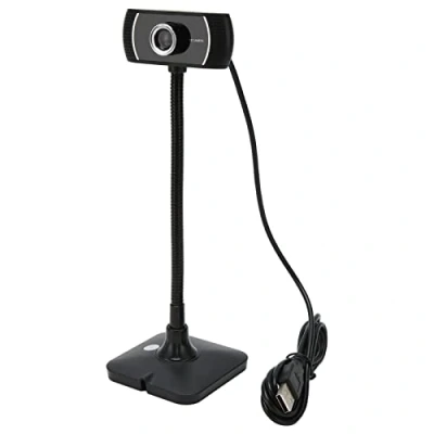 Afbeelding van HD Webcam, USB Handmatige Focus Webcamera met Microfoon, Desktop Laptop voor Videogesprekken Opnemen Conferencing