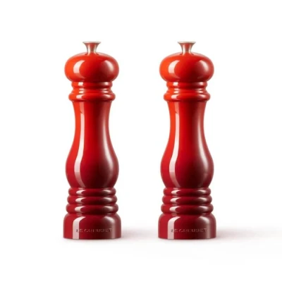Afbeelding van Le Creuset Peper en Zoutmolen Set Kersenrood 21 cm