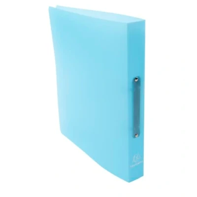 Afbeelding van Exacompta Ref. 54972E Pak van 5 halfharde mappen PP Chromaline 2 ronde ringen Ø 30 mm Rugzijde 40 Buitenafmetingen : 32 x 25 cm A4 formaat Blauwe kleur