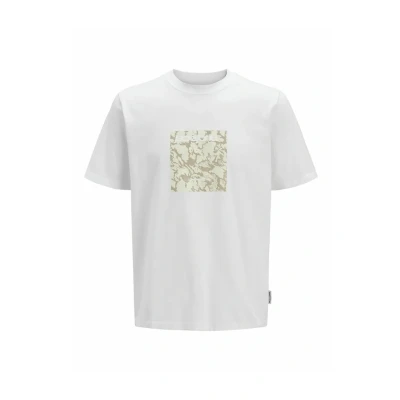 Afbeelding van Jack &amp; Jones Tshirt print, Heren, Maat: 4XL, Bright white
