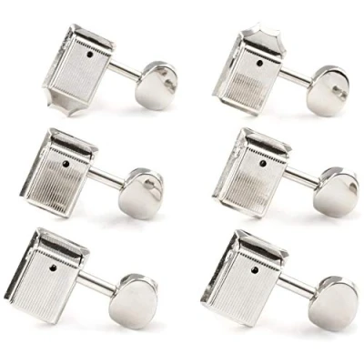 Afbeelding van Fender® »CLASSICGEAR™ TUNING MACHINES« Stemmechanieken voor e gitaar 6 L 18:1 Ratio Kleur: Chroom