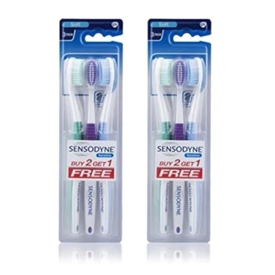 Afbeelding van 2 Sensodyne gevoelige tandenborstel zachte tanden door
