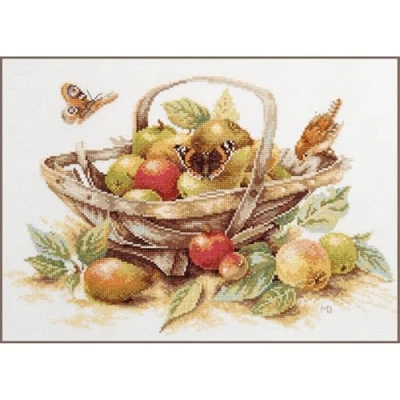 Afbeelding van Marjolein Bastin mand met appels 0007960