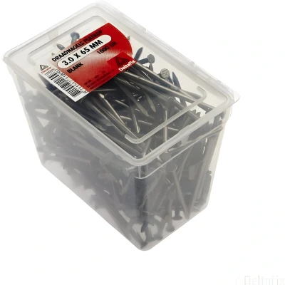 Afbeelding van Deltafix Draadnagels Platkop 2.7x55mm Blank 1000 Gr.