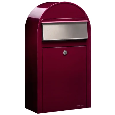Afbeelding van Brievenbus Bobi Grande S (slim) bordeauxrood