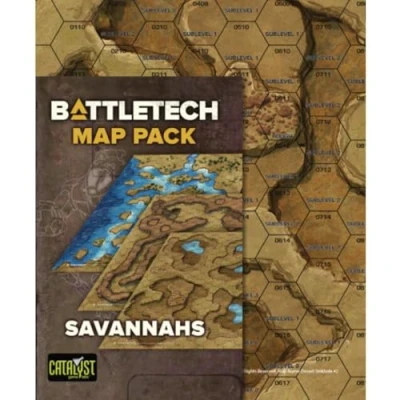 Afbeelding van BattleTech Map Pack Savannah Expansion Miniature Game Catalyst Labs Ages 14+