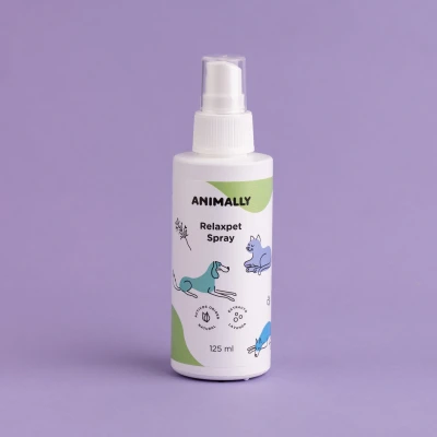 Afbeelding van Animally Biologische Dieren Relaxpet spray angst problemen bij katten en honden 125ml
