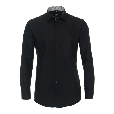 Afbeelding van Venti Modern FIT Business Zakelijk overhemd, Heren, Maat: 41, Schwarz