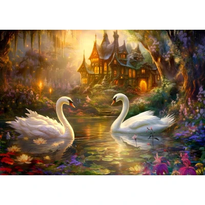 Afbeelding van Enjoy Puzzel Swan Song (1000 stukjes)