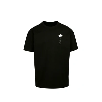 Afbeelding van Merchcode LOVE IN THE AIR Heavy Oversize Tshirt print, Heren, Maat: Medium, Black