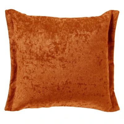 Afbeelding van Dutch Decor LEWIS Sierkussen 45x45 cm fluweel met sierrand Potters Clay oranje