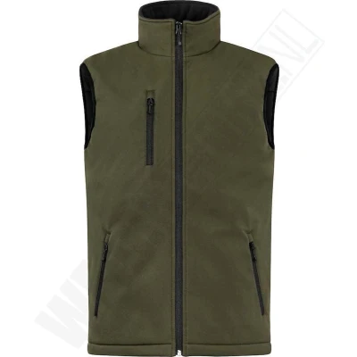 Afbeelding van Clique Padded Softshell Vest Zwart Maat XXL