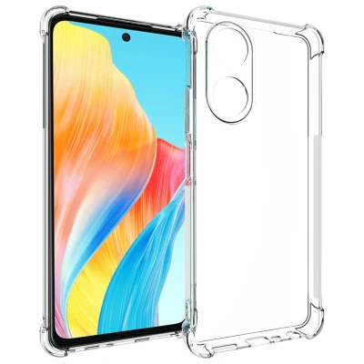 Afbeelding van Oppo A58 Hoesje Siliconen en TPU (zacht) iMoshion Backcover/Softcase Transparant Telefoonhoesje