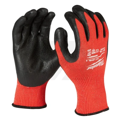 Afbeelding van Milwaukee Gedipte Werkhandschoenen Snijklasse 3/C Mt. 10/XL (12 Paar)