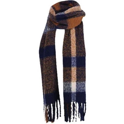 Afbeelding van Sjaal Dames Winter Blauw Camel